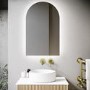 Arched Backlit Heated Bathroom Mirror with Lights 500 x 800mm – Empire