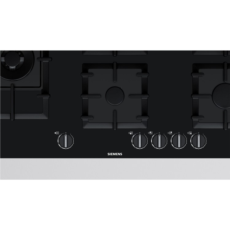 Siemens iQ500 92cm Gas on Glass 5 Burner Gas Hob - Black