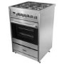 electriQ 60cm Dual Fuel Mini Range Cooker - Stainless Steel