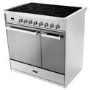 electriQ 90cm Electric Range Cooker - Mirror Finish Stainless Steel