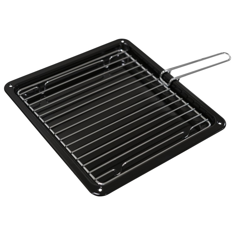 electriQ 60cm Dual Fuel Cooker - Black