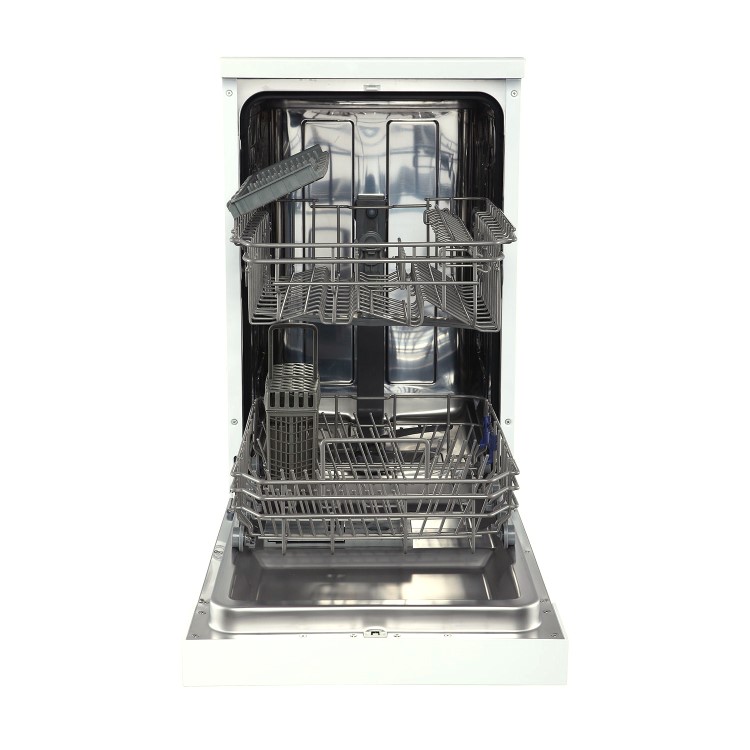 electriQ Freestanding Slimline Dishwasher - White