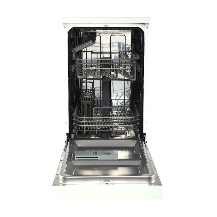 electriQ Freestanding Slimline Dishwasher - White