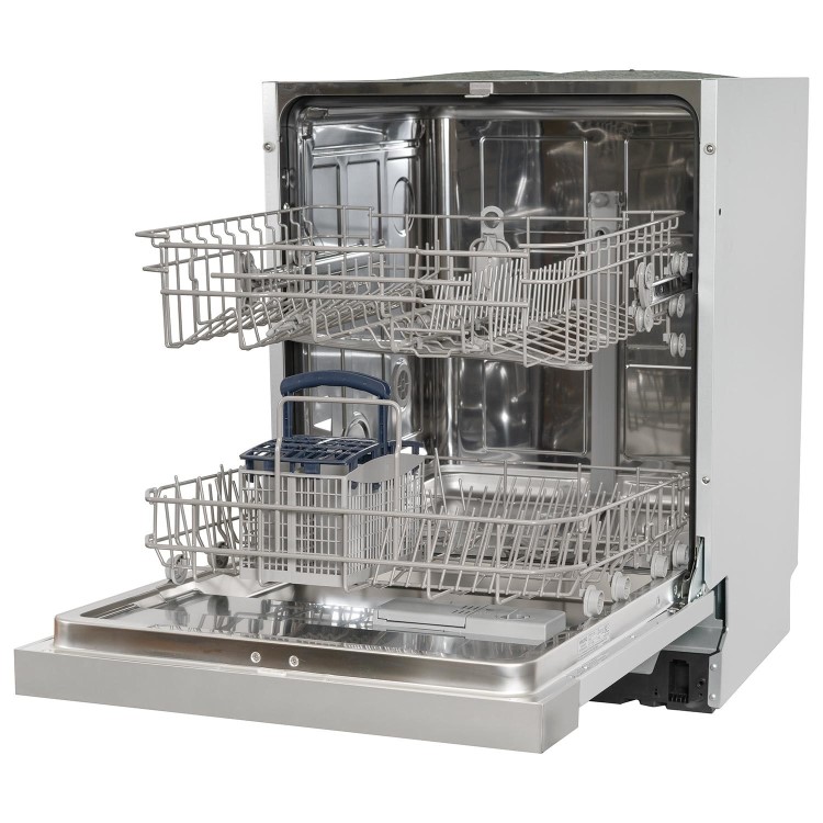 electriQ Semi Integrated Dishwasher - Stainless steel