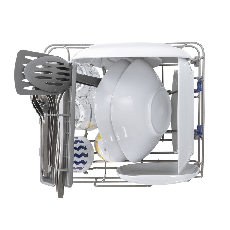 electriQ Mini Table Top Portable Dishwasher - White