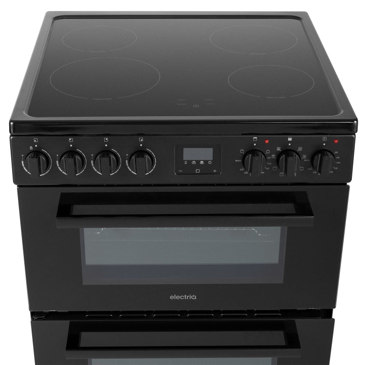 Refurbished electriQ EQEC60IK 60cm Electric Induction Cooker Black