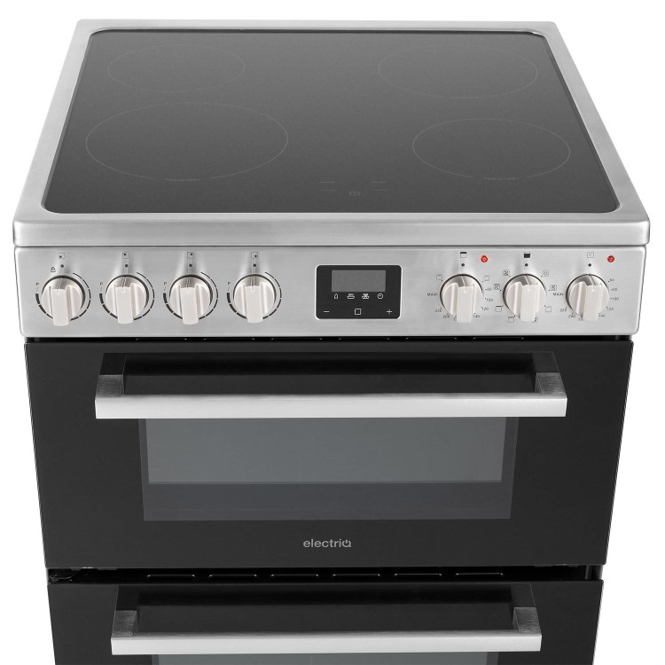 Refurbished electriQ EQEC60IX 60cm Electric Induction Cooker Stainless Steel