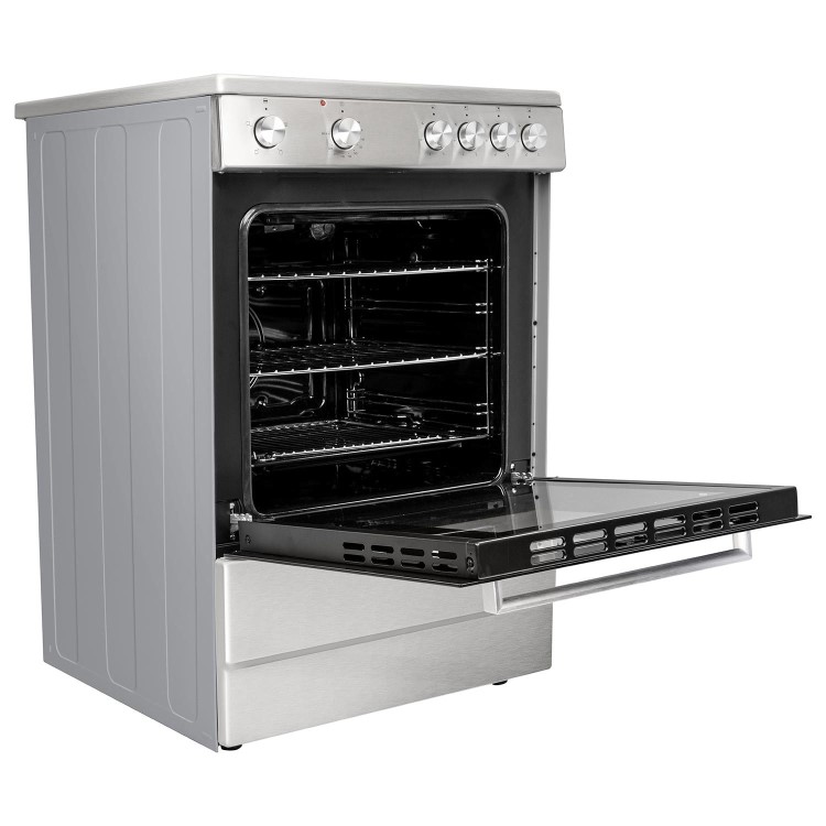 electriQ 60cm Electric Cooker - Stainless Steel