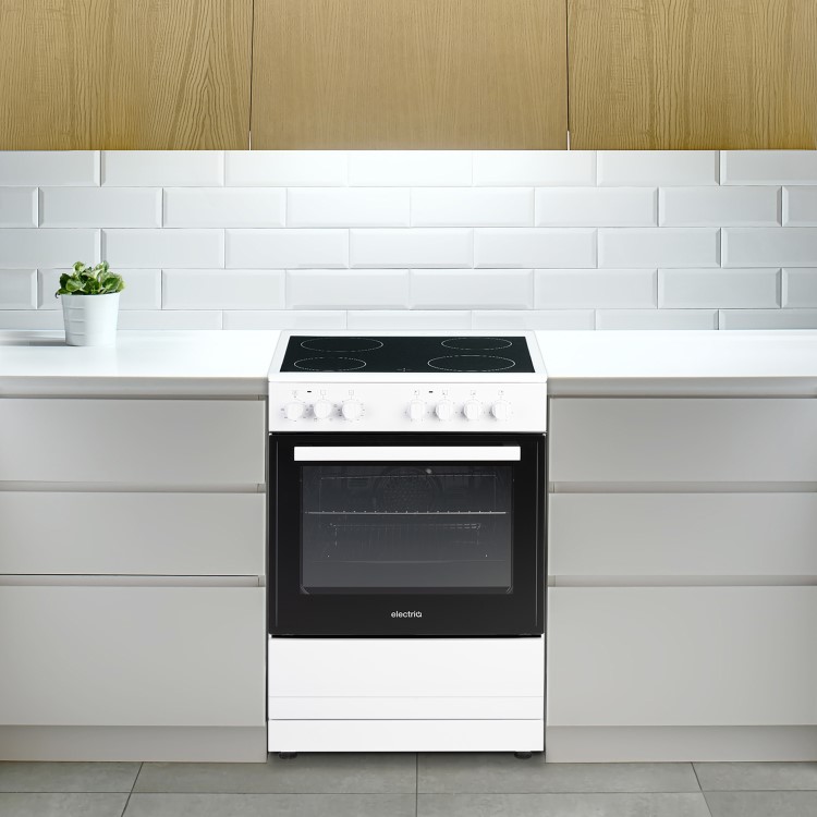 electriQ 60cm Electric Cooker - White