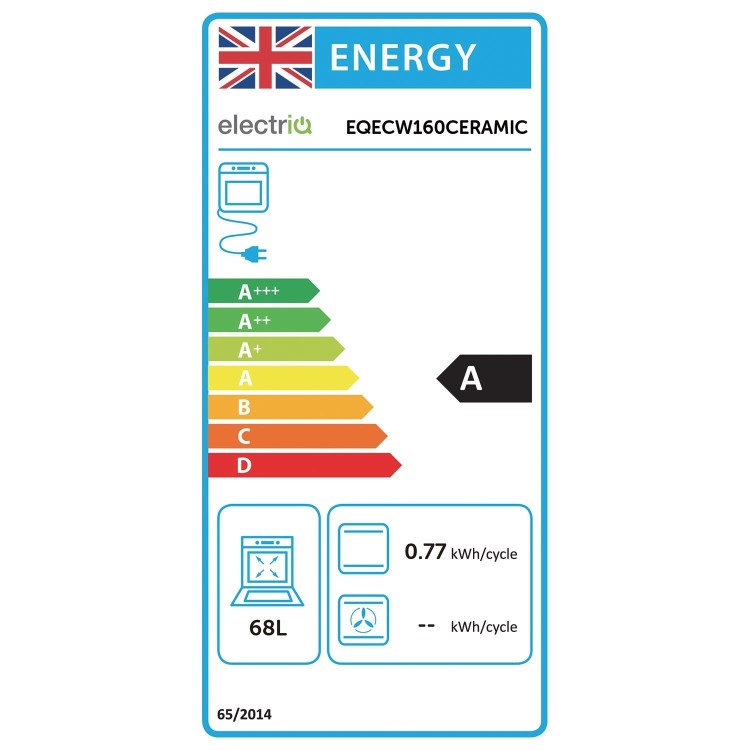 electriQ 60cm Electric Cooker - White