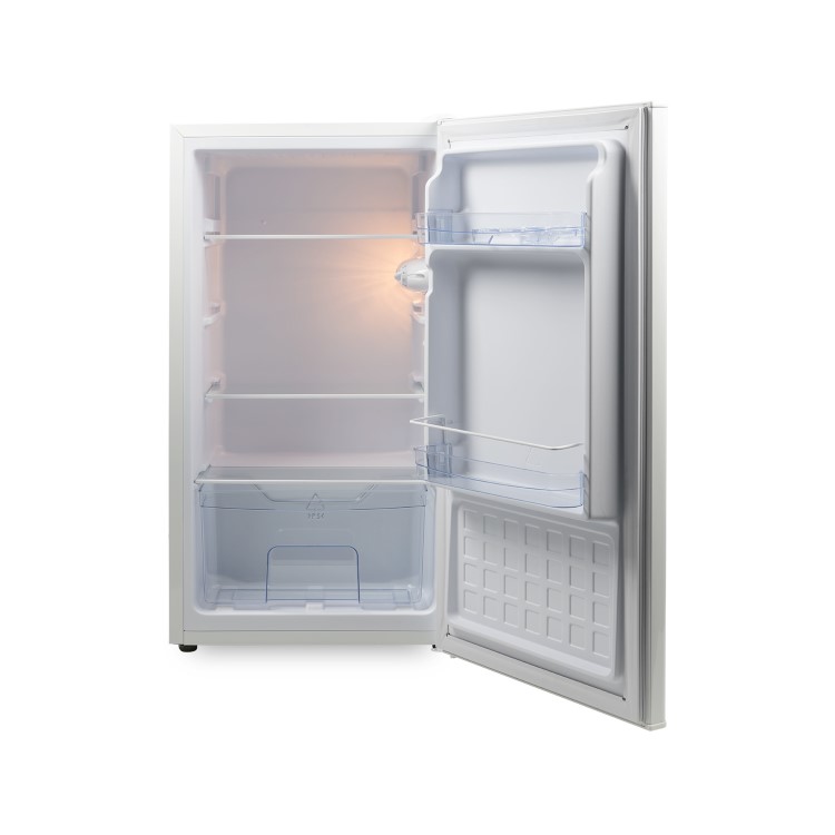 electriQ 61 Litre Freestanding Under Counter Larder Fridge - White