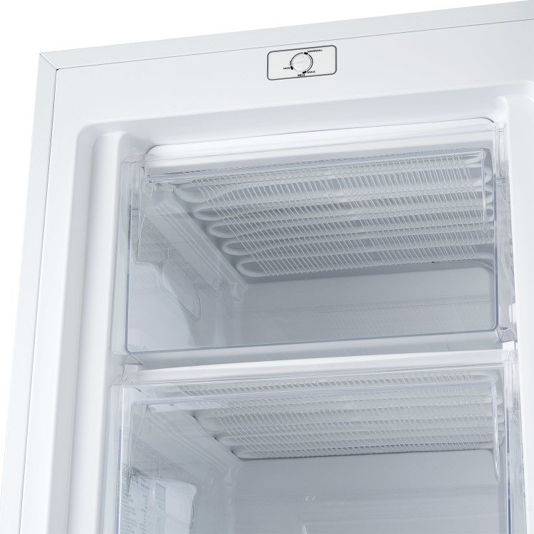 electriQ 168 Litre Freestanding Upright Freezer - White