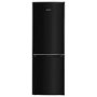 Refurbished electriQ EQFS50142FFBLKHVE Freestanding 168 Litre 70/30 Fridge Freezer Black