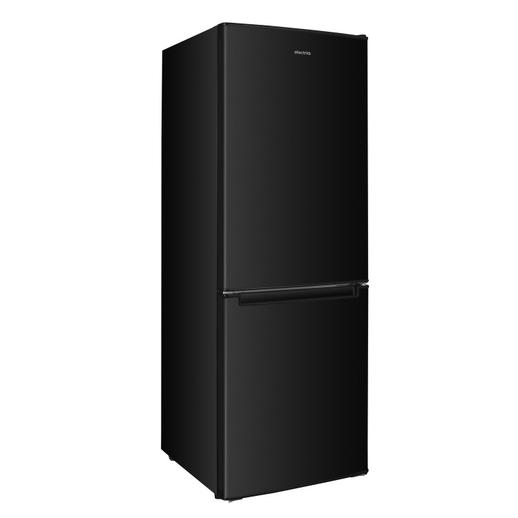 electriQ 168 Litre 70/30 Freestanding Fridge Freezer - Black