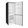 Refurbished electriQ EQFS50142FFBLKHVE Freestanding 168 Litre 70/30 Fridge Freezer Black