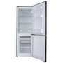 Refurbished electriQ EQFS50142FFBLKHVE Freestanding 168 Litre 70/30 Fridge Freezer Black