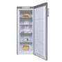 electriQ 166 Litre Freestanding Upright Freezer - Stainless Steel