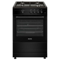 electriQ 60cm Gas Cooker - Black