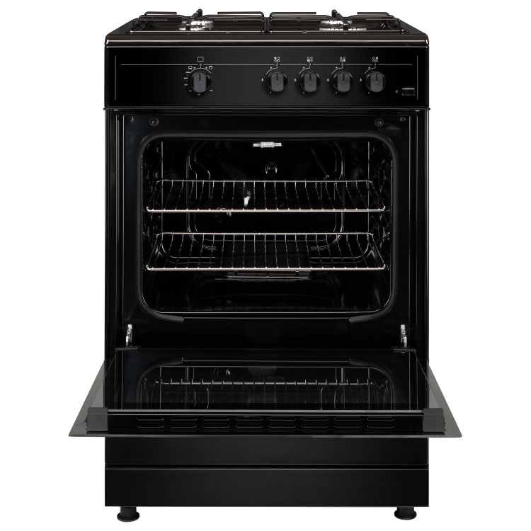 electriQ 60cm Gas Cooker - Black