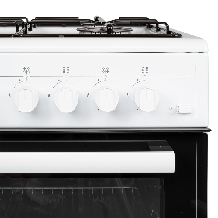 Refurbished electriQ EQGC2W60 60cm Single Oven Gas Cooker White