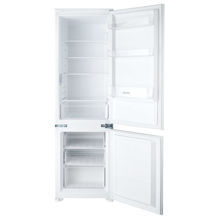 electriQ 249 Litre 70/30 Integrated Fridge Freezer - White