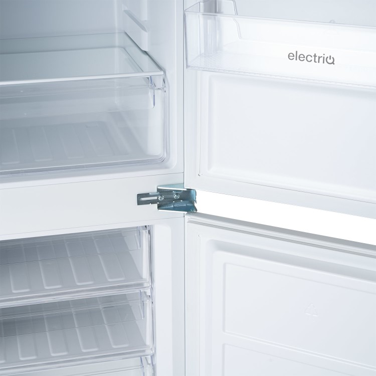 electriQ 249 Litre 70/30 Integrated Fridge Freezer - White