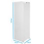 Refurbished electriQ EQINTFRIDGETALLVE Integrated 294 Litre In Column Fridge