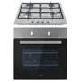 electriQ 60cm 4 Burner Gas Hob & 65L Electric Single Oven Pack