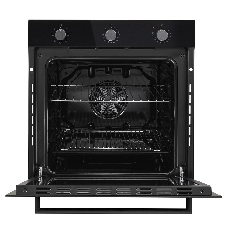 electriQ Electric Fan Assisted Oven - Black