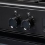 electriQ 90cm Triple Cavity Dual Fuel Range Cooker - Black