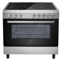 electriQ 90cm Single Cavity Induction Range Cooker - Stainless Steel