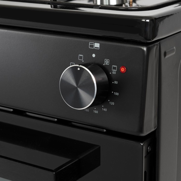 electriQ 100cm Dual Fuel Range Cooker - Black