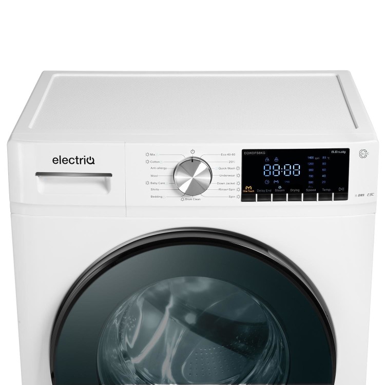 electriQ 8kg Wash 5kg Dry 1400rpm Washer Dryer - White