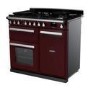 Rangemaster Estel Deluxe 100cm Dual Fuel Range Cooker - Bordeaux + Chrome