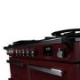 Rangemaster Estel Deluxe 100cm Dual Fuel Range Cooker - Bordeaux + Chrome