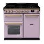 Rangemaster Estel Deluxe 100cm Dual Fuel Range Cooker - Heather + Brass