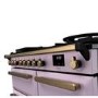 Rangemaster Estel Deluxe 100cm Dual Fuel Range Cooker - Heather + Brass