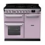 Rangemaster Estel Deluxe 100cm Dual Fuel Range Cooker - Heather + Chrome