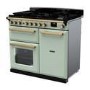 Rangemaster Estel Deluxe 100cm Dual Fuel Range Cooker - Mint + Brass