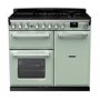 Rangemaster Estel Deluxe 100cm Dual Fuel Range Cooker - Mint + Chrome