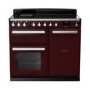 Rangemaster Estel Deluxe 100cm Induction Range Cooker - Bordeaux + Chrome