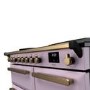 Rangemaster Estel Deluxe 100cm Induction Range Cooker - Heather + Brass