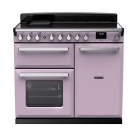 Rangemaster Estel Deluxe 100cm Induction Range Cooker - Heather + Chrome