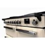 Rangemaster Estel Deluxe 100cm Induction Range Cooker - Pale Cream + Chrome