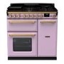 Rangemaster Estel Deluxe 90cm Dual Fuel Range Cooker - Heather + Brass