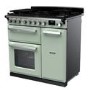 Rangemaster Estel Deluxe 90cm Dual Fuel Range Cooker - Mint + Chrome