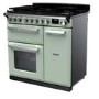 Rangemaster Estel Deluxe 90cm Dual Fuel Range Cooker - Mint + Chrome