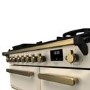 Rangemaster Estel Deluxe 90cm Dual Fuel Range Cooker - Pale Cream + Brass