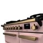 Rangemaster Estel Deluxe 90cm Dual Fuel Range Cooker - Pale Pink + Brass