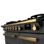 Rangemaster Estel Deluxe 90cm Dual Fuel Range Cooker - Slate + Brass